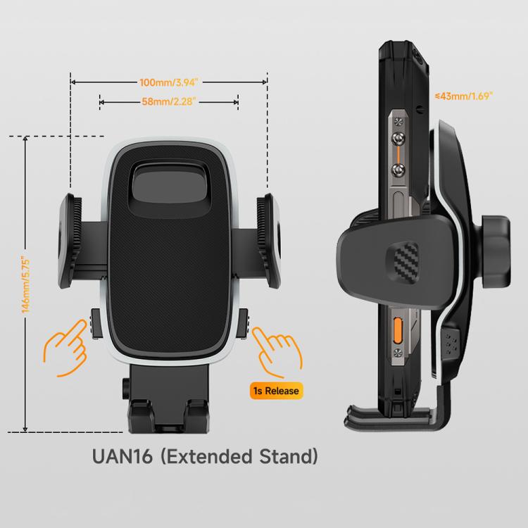 Ulefone UAN16 Armor Mount Car / Desk Phone Holder, Enhanced Model, UAN16