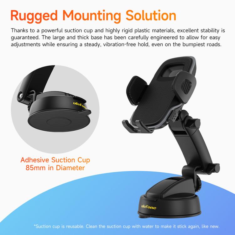 Ulefone UAN16 Armor Mount Car / Desk Phone Holder, Enhanced Model, UAN16