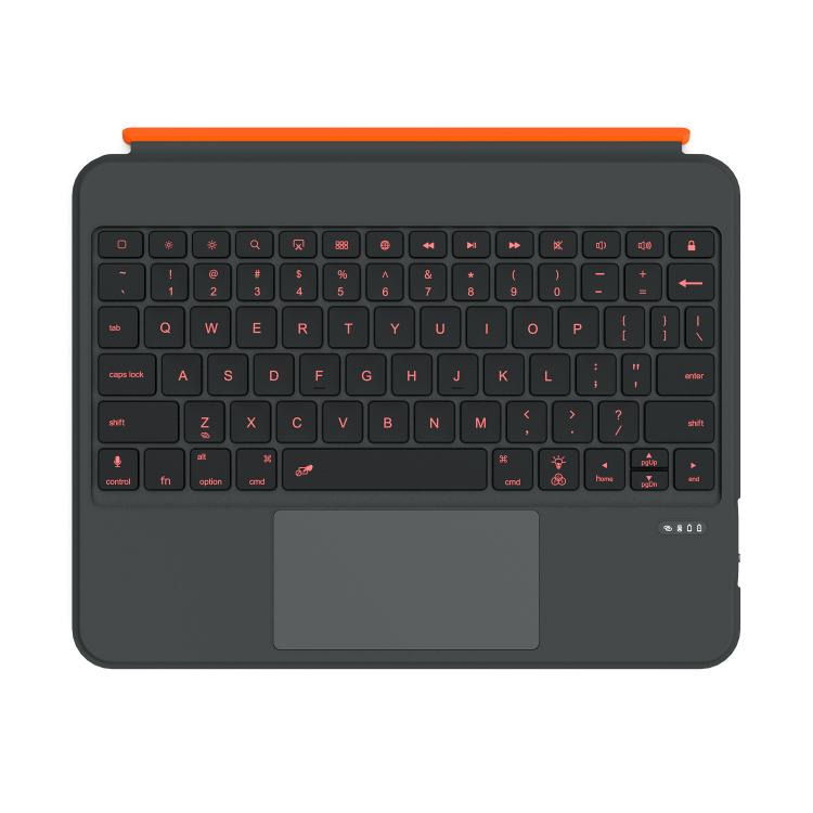 Colorful Backlight Bluetooth Keyboard Leather Tablet Case with Rotating Holder, For iPad Air 11 2025 / iPad 2025 / 2022
