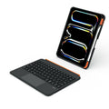 Colorful Backlight Bluetooth Keyboard Leather Tablet Case with Rotating Holder, For iPad Air 11 2025 / iPad 2025 / 2022