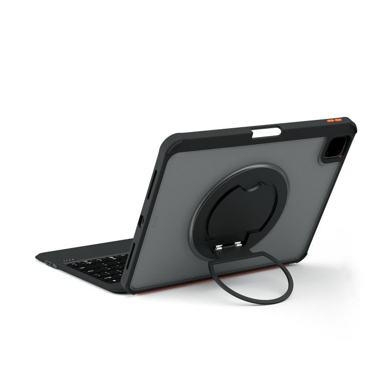 Colorful Backlight Bluetooth Keyboard Leather Tablet Case with Rotating Holder, For iPad Air 11 2025 / iPad 2025 / 2022
