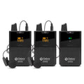 DEBRA DV-02 Wireless Lavalier Microphone TX & 2RX Outdoor Interview Live Broadcast, DV-02