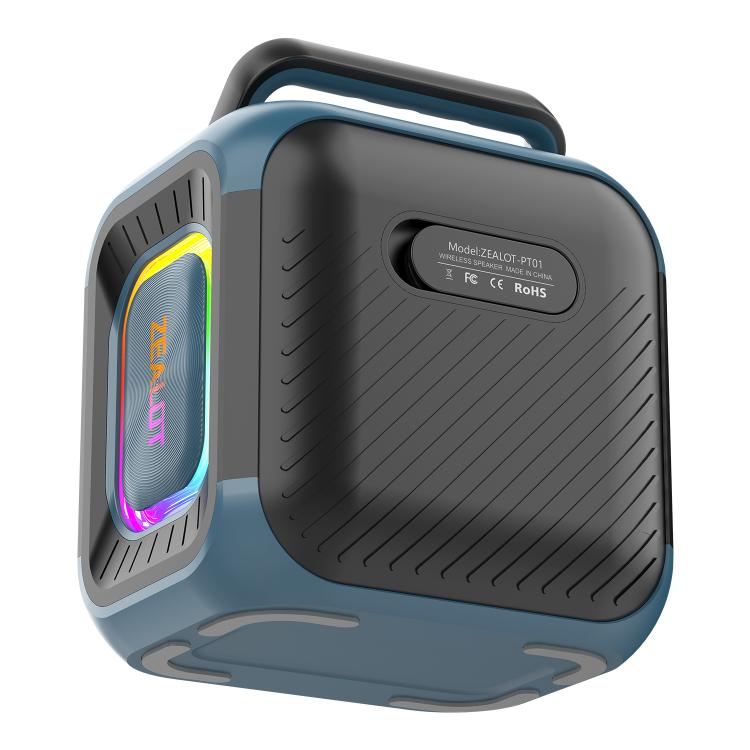 Zealot PT01 30W Portable Outdoor IPX6 RGB Stereo Bluetooth Speaker, PT01