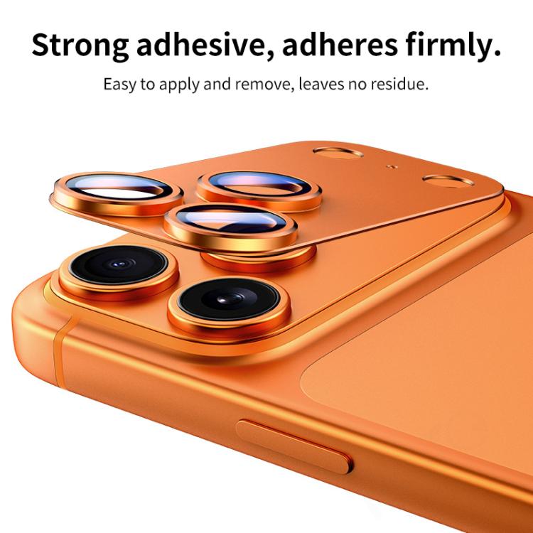 XDcase Armor Full-Coverage Frosted Metal Camera Lens Ring Film, For iPhone Air
