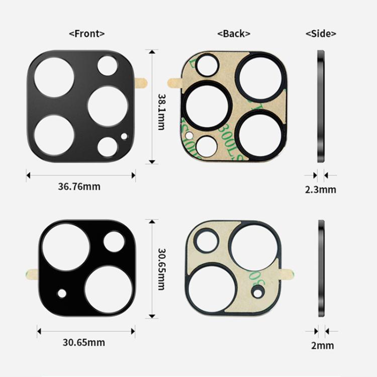 XDcase Titanium Alloy Hollow Camera Lens Protector, For iPhone 16 Pro / 16 Pro Max