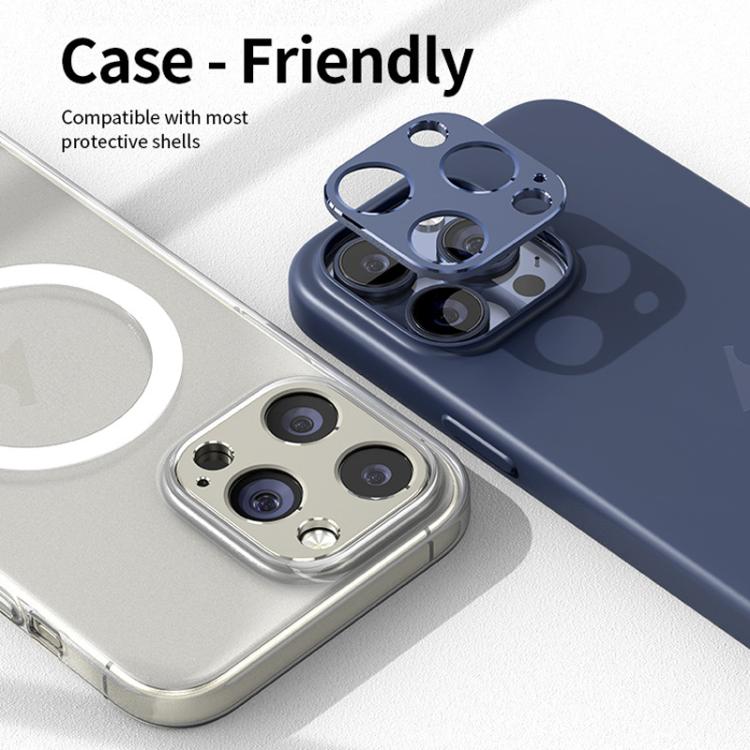 XDcase Titanium Alloy Hollow Camera Lens Protector, For iPhone 16 / 16 Plus