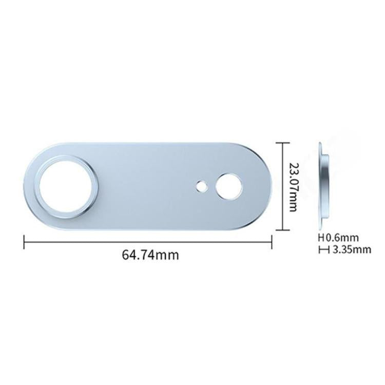 XDcase Titanium Alloy Hollow Camera Lens Protector, For iPhone Air