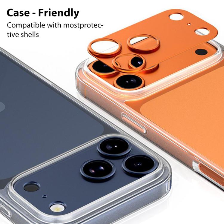 XDcase Titanium Alloy Hollow Camera Lens Protector, For iPhone 17