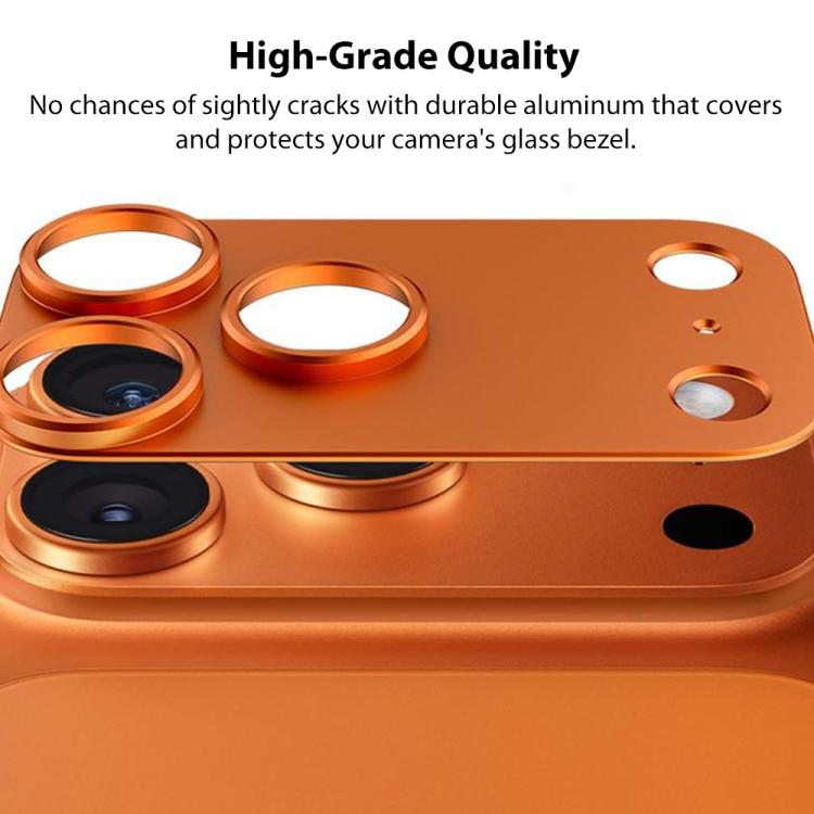 XDcase Titanium Alloy Hollow Camera Lens Protector, For iPhone 17