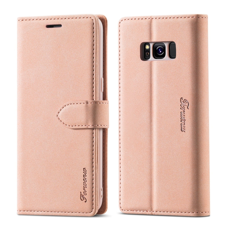 Forwenw F1 Series Matte Strong Magnetism Horizontal Flip Leather Case with Holder & Card Slots & Wallet & Photo Frame, For Samsung Galaxy S8, For Samsung Galaxy S8+, For Samsung Galaxy S9, For Samsung Galaxy S9+, For Samsung Galaxy S10                 ...