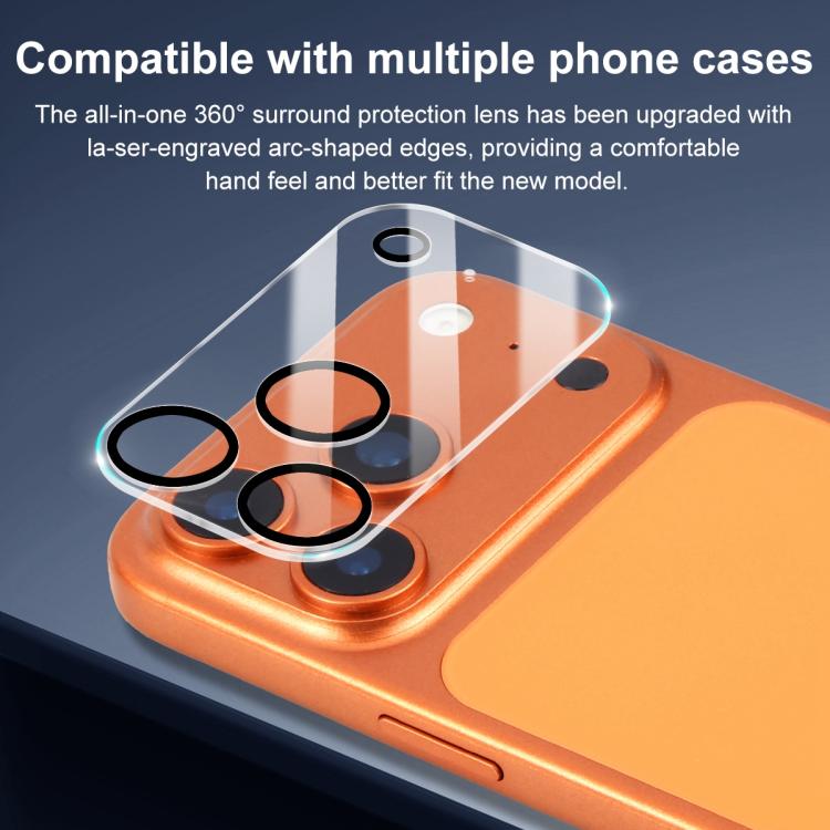 XDcase Silkscreen Integrated Tempered Glass Back Camera Film, For iPhone 17 Pro Max, For iPhone 17 Pro, For iPhone 17, For iPhone Air, For iPhone 16 Pro / 16 Pro Max, For iPhone 16 / 16 Plus, For iPhone 15 Pro / 15 Pro Max, For iPhone 15 / 15 Plus     ...
