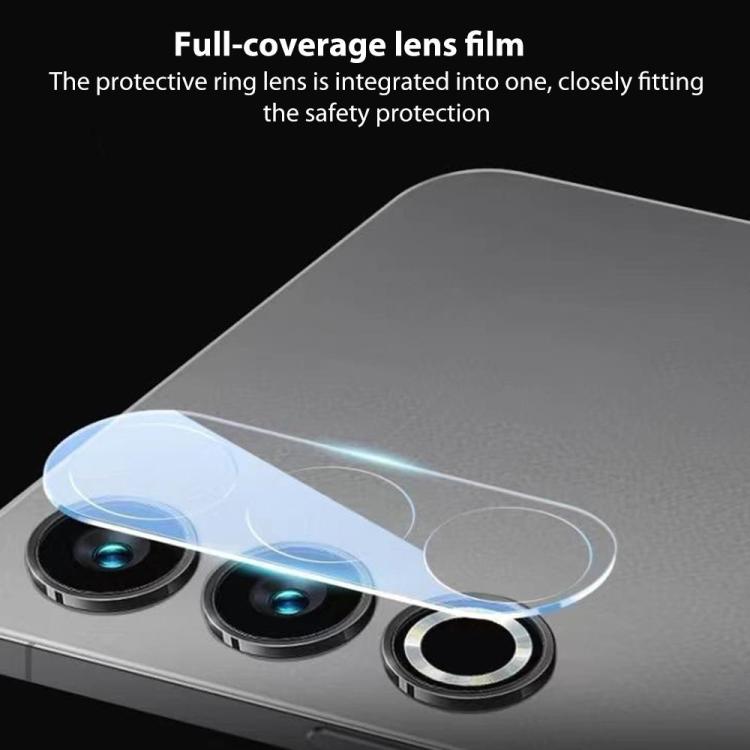 XDcase Transparent Integrated Tempered Glass Camera Film, For Samsung Galaxy S25 Edge 5G, For Samsung Galaxy S25 5G, For Samsung Galaxy S25+ 5G, For Samsung Galaxy S25 Ultra 5G, For Samsung Galaxy S24 FE 5G, For Samsung Galaxy Z Flip6 5G               ...