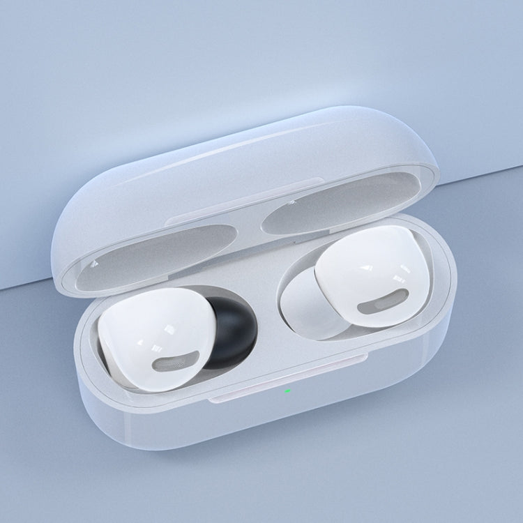 12 PCS Wireless Earphone Replaceable Memory Foam Ear Cap Earplugs for AirPods Pro, with Storage Box, Memory Foam Grey