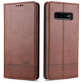 AZNS Magnetic Calf Texture Horizontal Flip Leather Case with Card Slots & Holder & Wallet, For Samsung Galaxy S10+, For Samsung Galaxy S20 FE, For Huawei Honor X10 Max