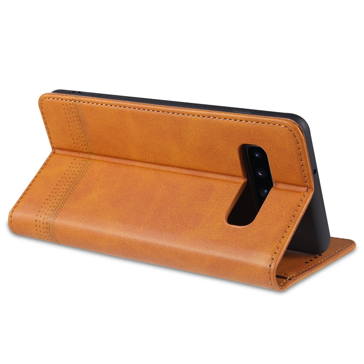 AZNS Magnetic Calf Texture Horizontal Flip Leather Case with Card Slots & Holder & Wallet, For Samsung Galaxy S10+, For Samsung Galaxy S20 FE, For Huawei Honor X10 Max