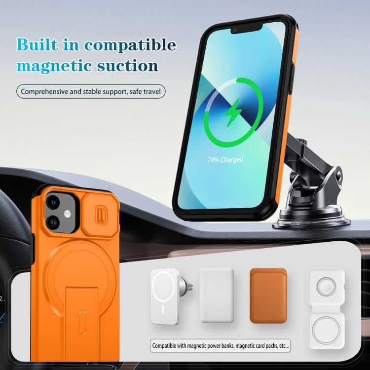 Sliding Camshield MagSafe Holder Phone Case, For iPhone 13 mini / 12 mini, For iPhone 12 Pro / 12, For iPhone 12 Pro Max