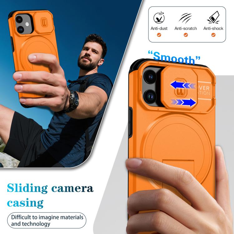 Sliding Camshield MagSafe Holder Phone Case, For iPhone 13 mini / 12 mini, For iPhone 12 Pro / 12, For iPhone 12 Pro Max