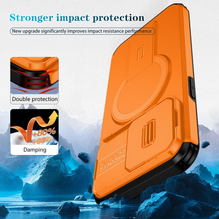 Sliding Camshield MagSafe Holder Phone Case, For iPhone 14 Pro Max, For iPhone 13 Pro Max, For iPhone 13 Pro