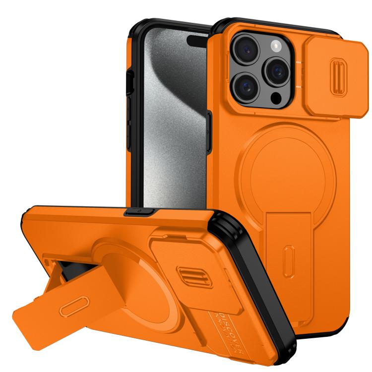 Sliding Camshield MagSafe Holder Phone Case, For iPhone 15 Pro Max, For iPhone 15 Pro, For iPhone 15 Plus / 14 Plus