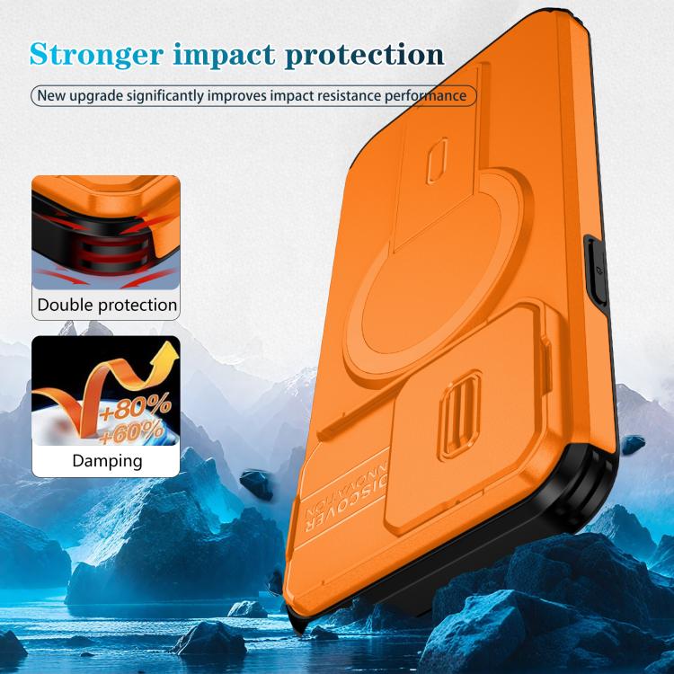 Sliding Camshield MagSafe Holder Phone Case, For iPhone 15 Pro Max, For iPhone 15 Pro, For iPhone 15 Plus / 14 Plus
