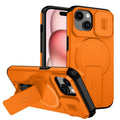 Sliding Camshield MagSafe Holder Phone Case, For iPhone 15, For iPhone 14 / 13, For iPhone 14 Pro