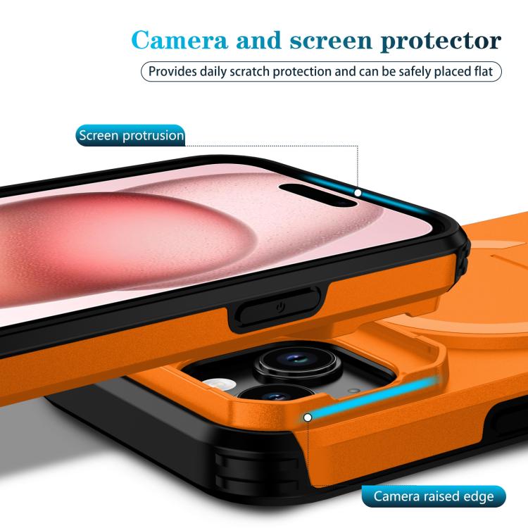 Sliding Camshield MagSafe Holder Phone Case, For iPhone 15, For iPhone 14 / 13, For iPhone 14 Pro