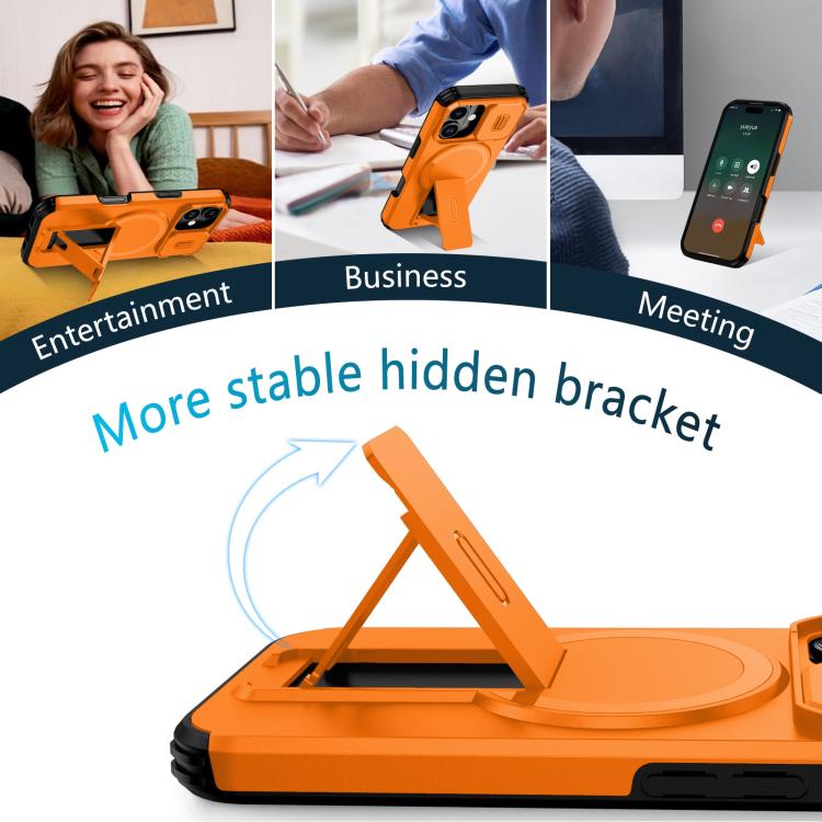 Sliding Camshield MagSafe Holder Phone Case, For iPhone 18, For iPhone 18 Pro, For iPhone 18 Pro Max