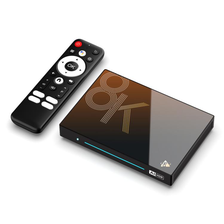 H96Max M9s Android 14 Smart TV Box with Remote Control, RK3576 Octa Core, 4GB+32GB, 8GB+128GB