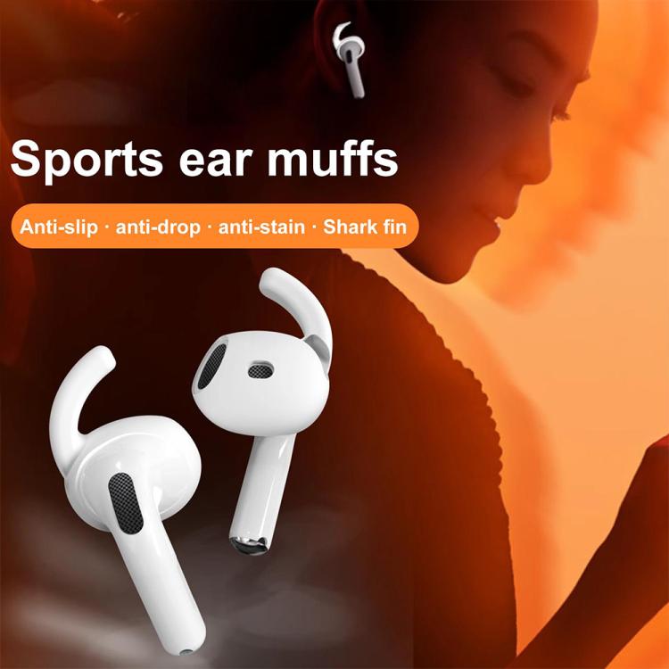 XDcase 3 Pairs Silicone Anti-slip Sports Ear Caps with Storage Case & Carabiner, For AirPods 4