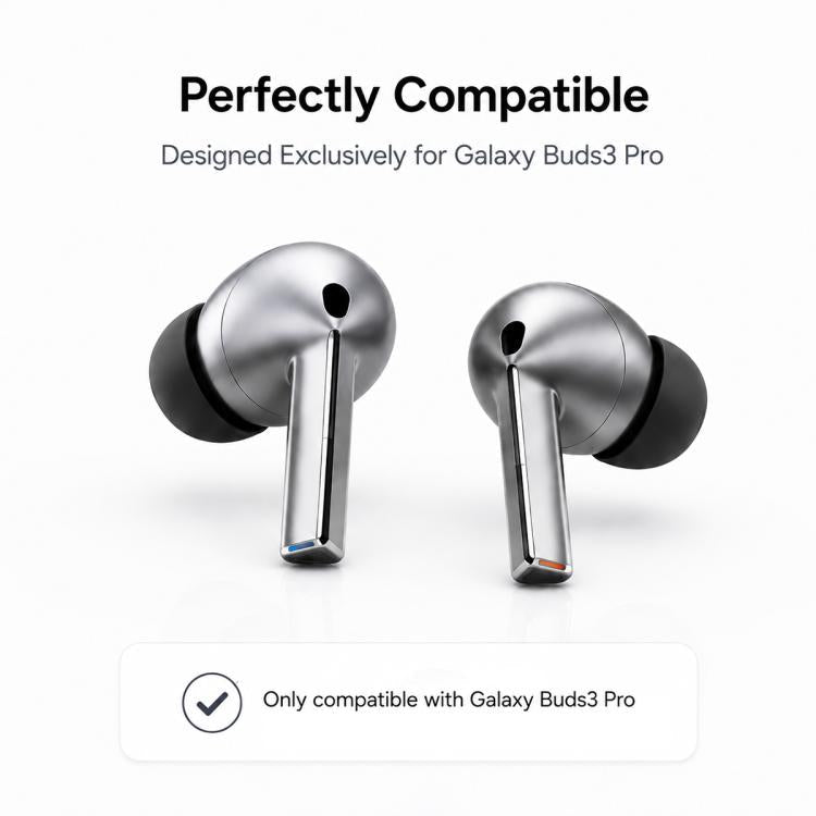 XDcase 3 Pairs Silicone Ear Tips with Storage & Cleaning Kit, For Galaxy Buds3 Pro / 4 Pro