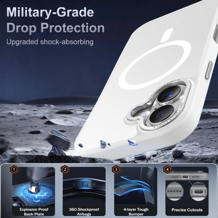 XDcase Metal Lens Frame Skin Feel Magnetic Phone Case, For iPhone 18, For iPhone 18 Pro, For iPhone 18 Pro Max