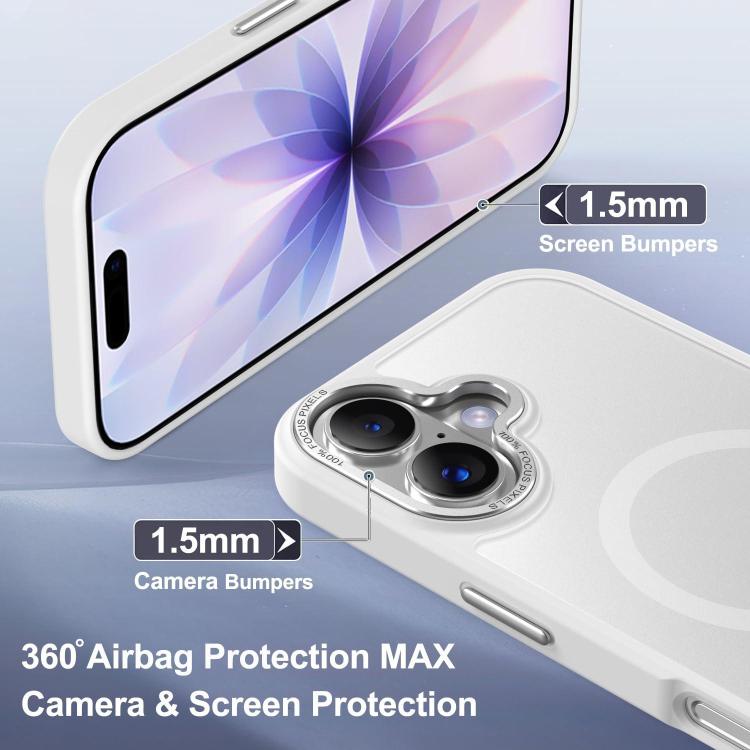 XDcase Metal Lens Frame Skin Feel Magnetic Phone Case, For iPhone 18, For iPhone 18 Pro, For iPhone 18 Pro Max