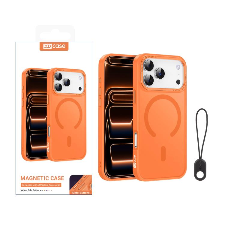 XDcase Metal Lens Frame Skin Feel Magnetic Phone Case, For iPhone 18, For iPhone 18 Pro, For iPhone 18 Pro Max