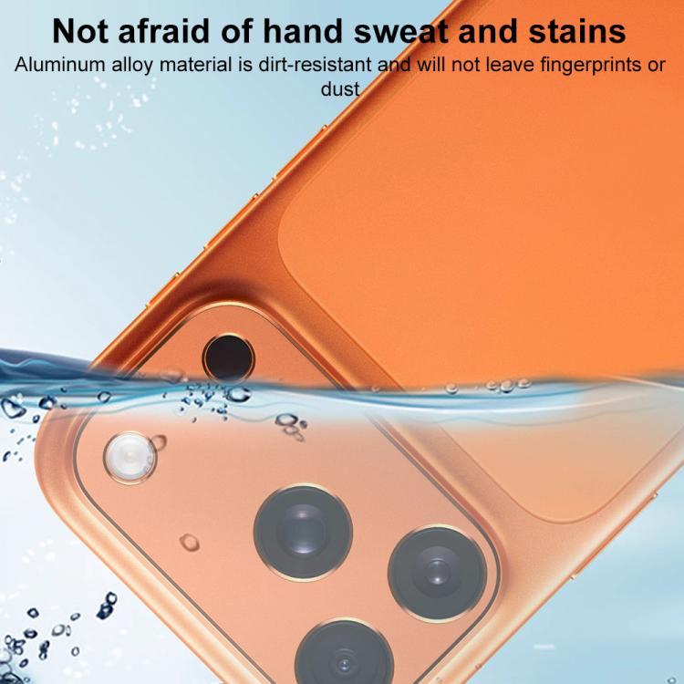 XDcase Metal Flat & Hollow Camera Lens Protector, For iPhone 17 Pro Max, For iPhone 17 Pro