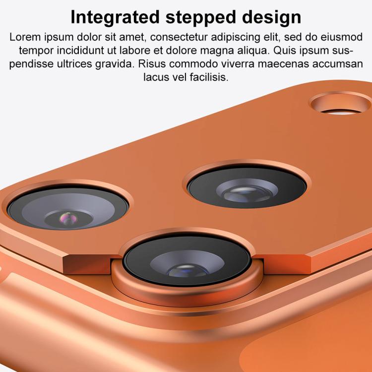 XDcase Metal Flat & Hollow Camera Lens Protector, For iPhone 17 Pro Max, For iPhone 17 Pro