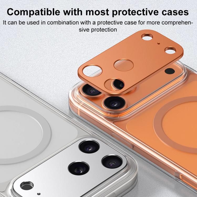 XDcase Metal Flat & Hollow Camera Lens Protector, For iPhone 17 Pro Max, For iPhone 17 Pro
