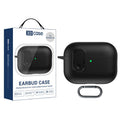 XDcase Faux Leather Texture Security Lock TPU Earbud Case, For AirPods Pro 3, For AirPods 4, For AirPods Pro 2 / 1