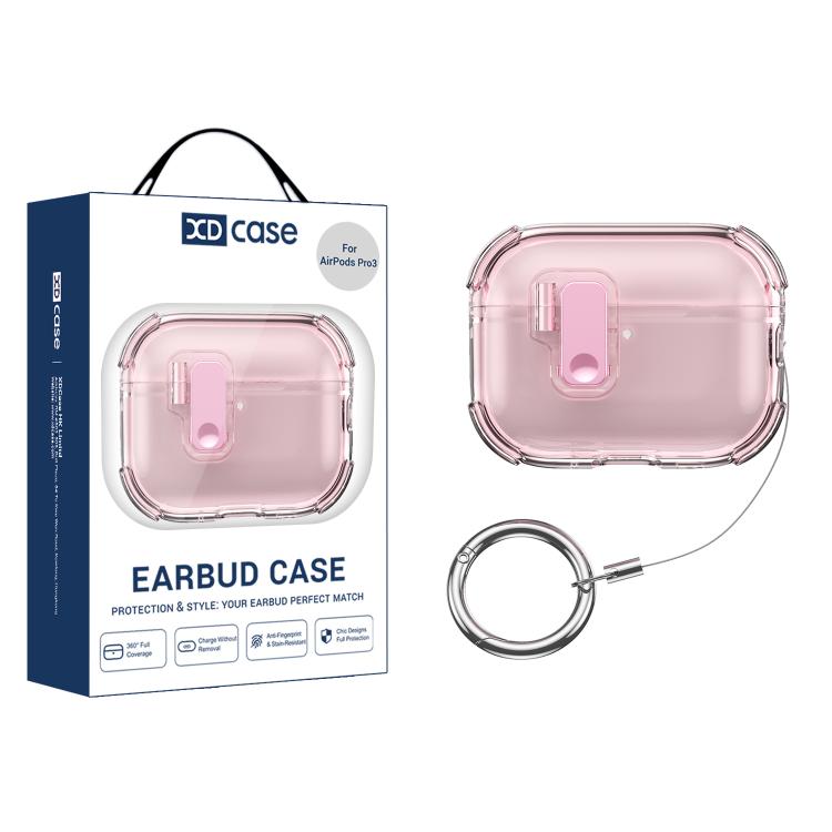 XDcase Transparent Silicone Automatic Pop-Up Earbud Case, For AirPods Pro 3, For AirPods 4, For AirPods Pro 2 / 1