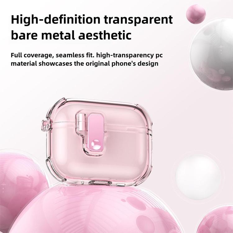 XDcase Transparent Silicone Automatic Pop-Up Earbud Case, For AirPods Pro 3, For AirPods 4, For AirPods Pro 2 / 1