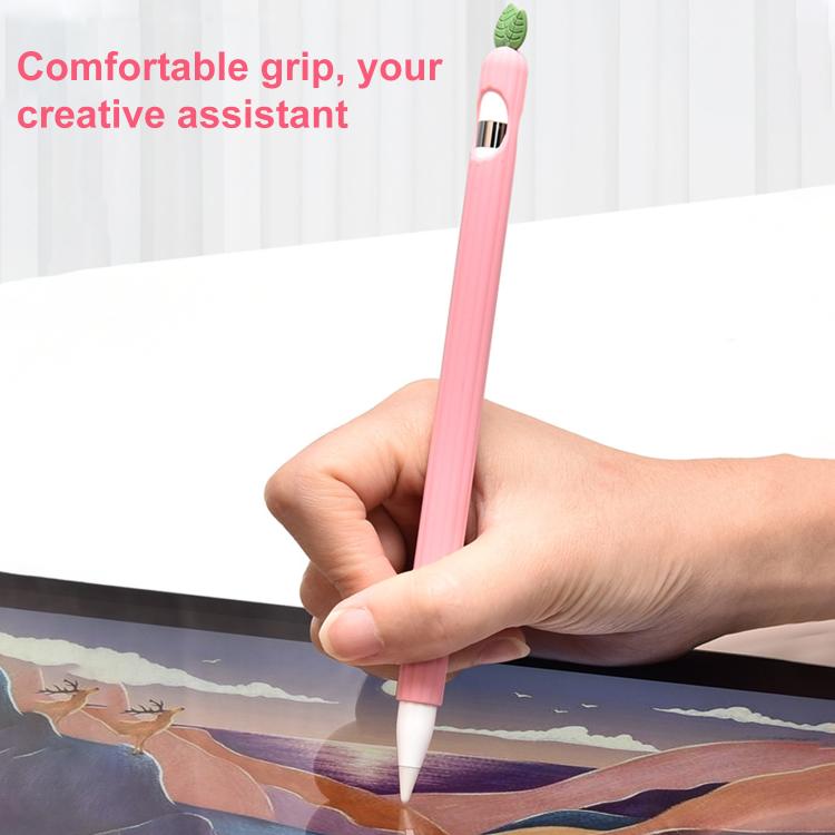 XDcase Fruit & Veggie Anti-Slip Silicone Stylus Pen Sleeve, For Apple Pencil Pro / 2