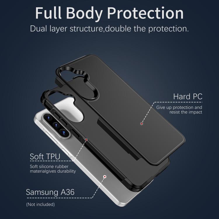 RedPepper Armor PC Hybrid TPU Phone Case, For Samsung Galaxy A36 5G, For Samsung Galaxy A16 4G / 5G, For Samsung Galaxy A15 4G / 5G, For Samsung Galaxy A14 4G / 5G, For Samsung Galaxy A54 5G
