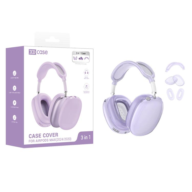 XDcase 3 in 1 TPU Headset Protective Case, For Apple AirPods Max / Max 2