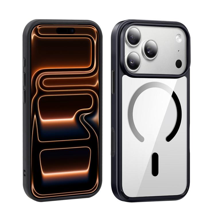 XDcase JINDUN Clear Cover Independent Metal Button Magnetic Phone Case, For iPhone 17 Pro Max, For iPhone 17 Pro, For iPhone 17