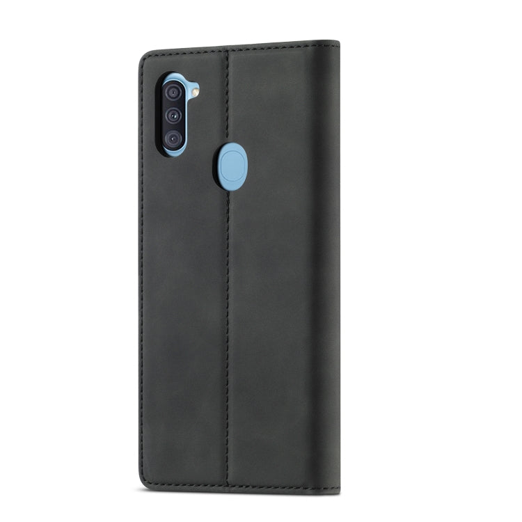 LC.IMEEK Strong Magnetism Ultra-thin Horizontal Flip Shockproof Matte TPU + PU Leather Case with Holder & Card Slots & Wallet, For Samsung Galaxy A11 / M11, For Samsung Galaxy A21s, For Samsung Galaxy A71 / M70s, For Samsung Galaxy A51 / M40s