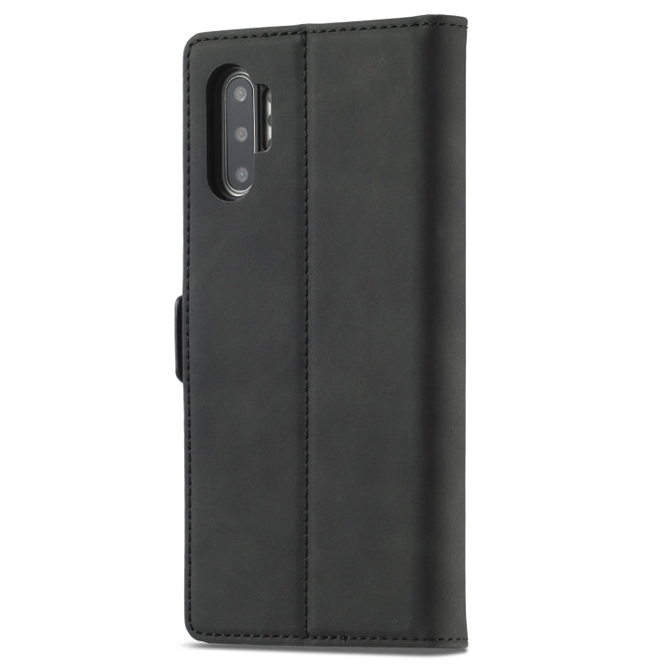 LC.IMEEK Strong Magnetism Ultra-thin Horizontal Flip Shockproof Matte TPU + PU Leather Case with Holder & Card Slots & Wallet, For Samsung Galaxy Note10, For Samsung Galaxy Note10+, For Samsung Galaxy Note20 Ultra, For Samsung Galaxy Note20