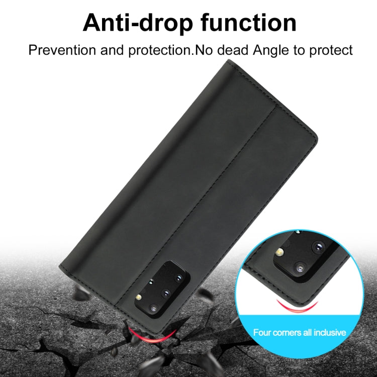 LC.IMEEKE Strong Magnetism Ultra-thin Horizontal Flip Shockproof Matte TPU + PU Leather Case with Holder & Card Slots & Wallet, For Samsung Galaxy S20, For Samsung Galaxy S20+, For Samsung Galaxy S20 Ultra, For Samsung Galaxy S20 FE