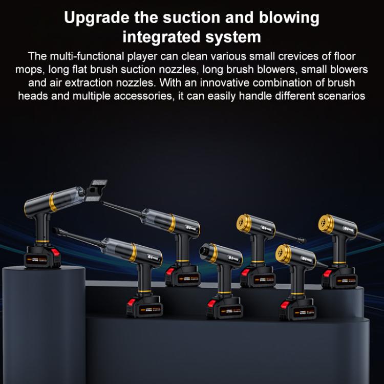 SUITU ST-6609C Handheld Detachable Lithium Battery Car Blow Suction Combo Vacuum Cleaner