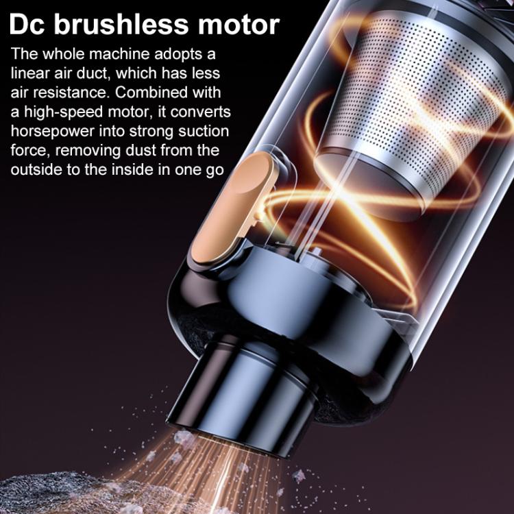 SUITU ST-128Plus 6000mAh Wireless Mini Handheld Blow Suction Combo Car Vacuum Cleaner