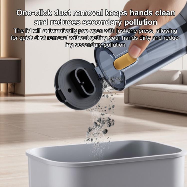 SUITU Handheld Blow Suction Combo Removable Battery Car Vacuum Cleaner, One Touch Dustbin Emptying, Extended Dustbin