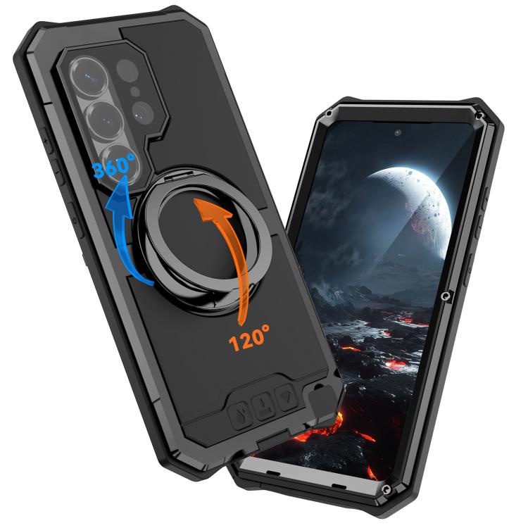 R-JUST Life Waterproof Dustproof MagSafe Magnetic Holder Phone Case, For Samsung Galaxy S26 Ultra 5G